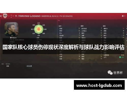 国家队核心球员伤停现状深度解析与球队战力影响评估